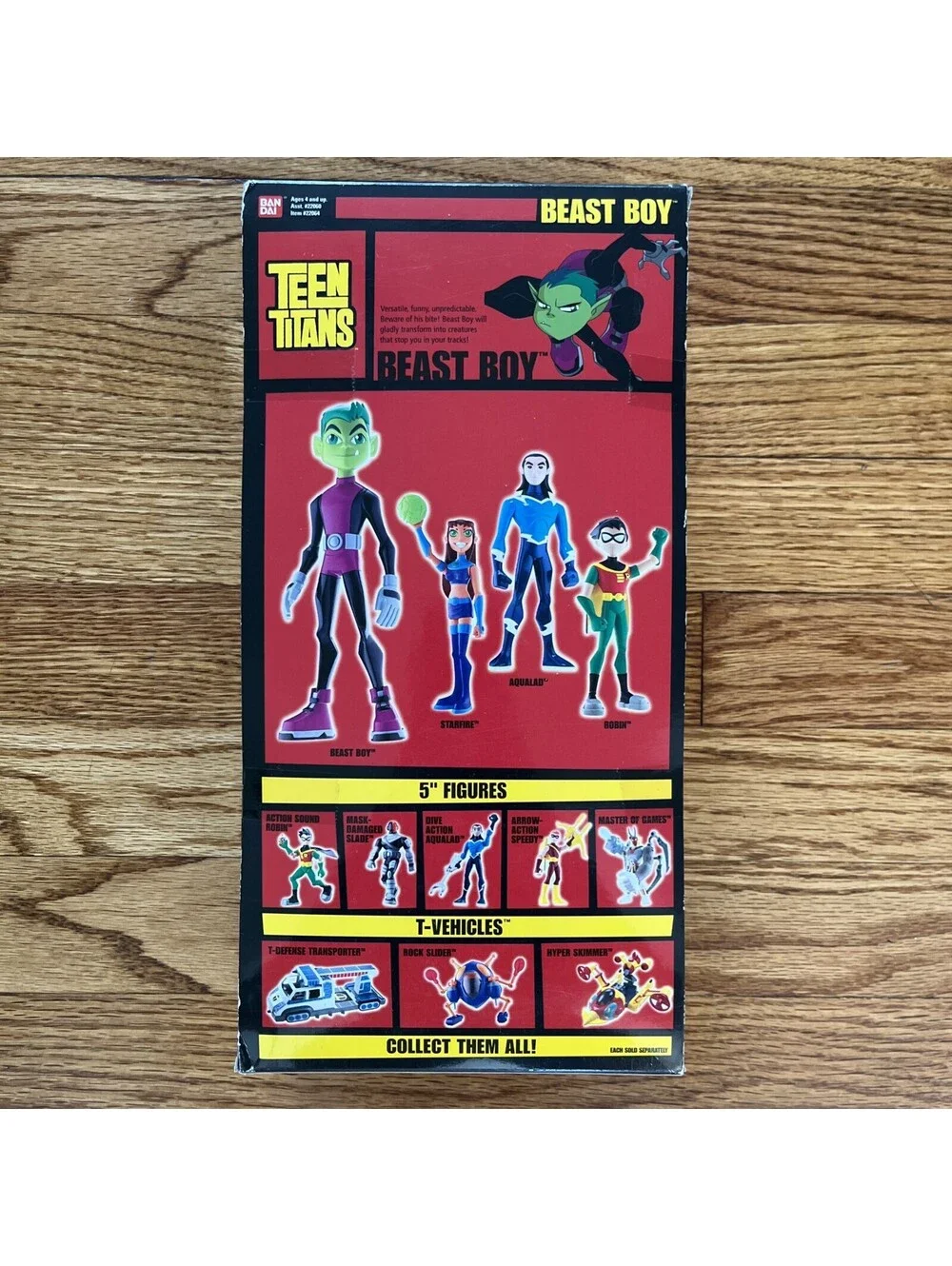 2005 BANDAI Teen Titans Go! DC Beast Boy Action Figure